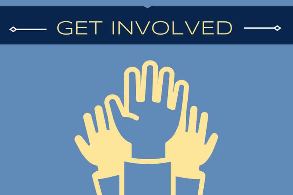 graphic asking people to get involved